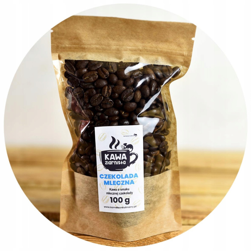 KAWA SMAKOWA ziarnista CZEKOLADA MLECZNA 100g