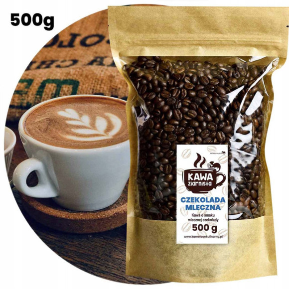 KAWA SMAKOWA ziarnista CZEKOLADA MLECZNA 500g 0,5 KAWA SMAKOWA ziarnista CZEKOLADA MLECZNA 500g 0,5