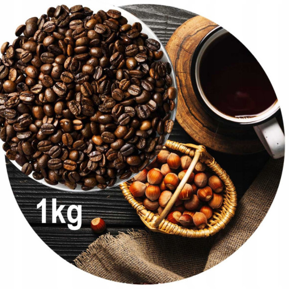 KAWA SMAKOWA ziarnista ORZECHOWA O.LASKOWY 1kg KAWA SMAKOWA ziarnista ORZECHOWA O.LASKOWY 1kg