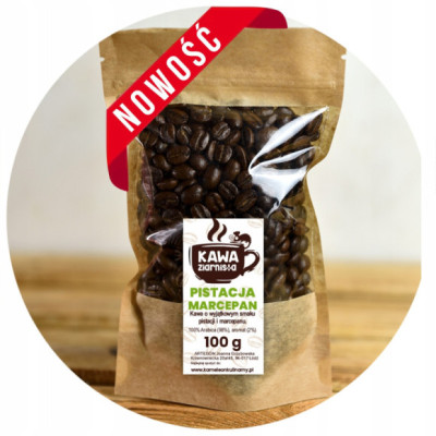 KAWA SMAKOWA ziarnista PISTACJA & MARCEPAN 100G