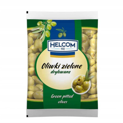 OLIWKI ZIELONE DRYLOWANE 195g po odsączeniu 70g HELCOM produkow w Hiszpani