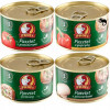 4x PASZTET WIEPRZOWO DROBIOWY mix 4 smaków W PUSZCE 160g x4 0,64KG PROFI