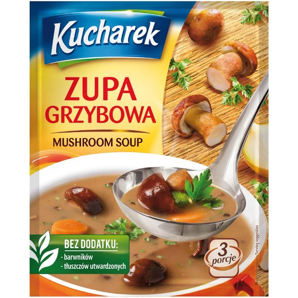 Kucharek ZUPA GRZYBOWA ŻUREK ŚLASKI BARSZCZ BIAŁY i