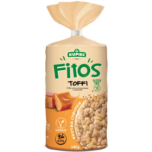 Kupiec FITOS WAFLE smakowe RYŻOWO KUKURYDZIANE i