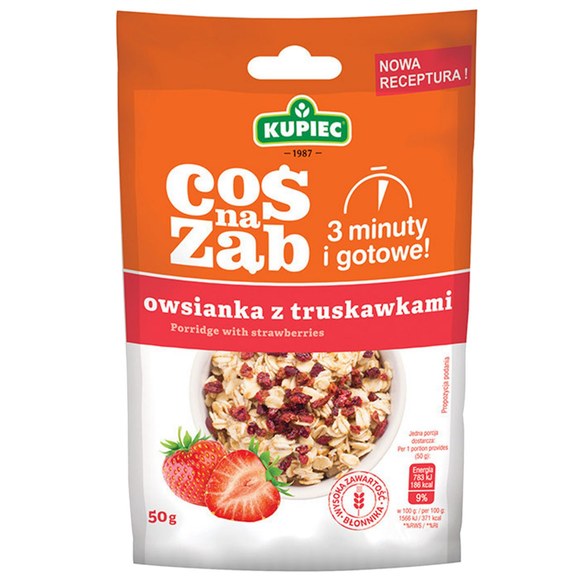 Kupiec COŚ NA ZĄB - OWSIANKA SMAKOWA mix smaków GOTOWA w 3