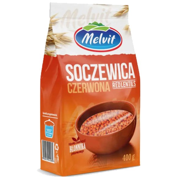 Melvit SOCZEWICA CZERWONA + ZIELONA + ŻÓŁTA mix 3