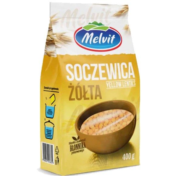 Melvit SOCZEWICA CZARNA BELUGA + CZERWONA + ŻÓŁTA mix 3