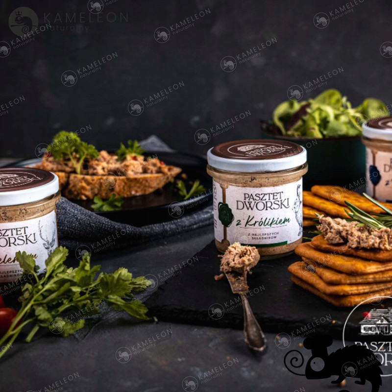 PASZTET DWORSKI Z KACZKĄ WIEPRZ-DROB Z MIĘSEM Z KACZKI 130G x6 0,78KG PROFI