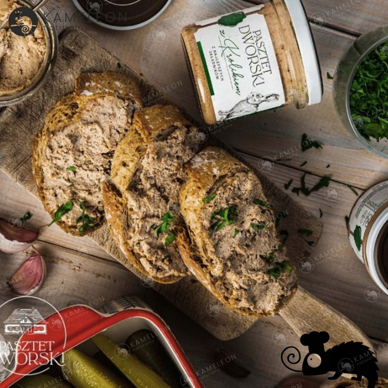 PASZTET DWORSKI Z KACZKĄ WIEPRZ-DROB Z MIĘSEM Z KACZKI 130G x6 0,78KG PROFI