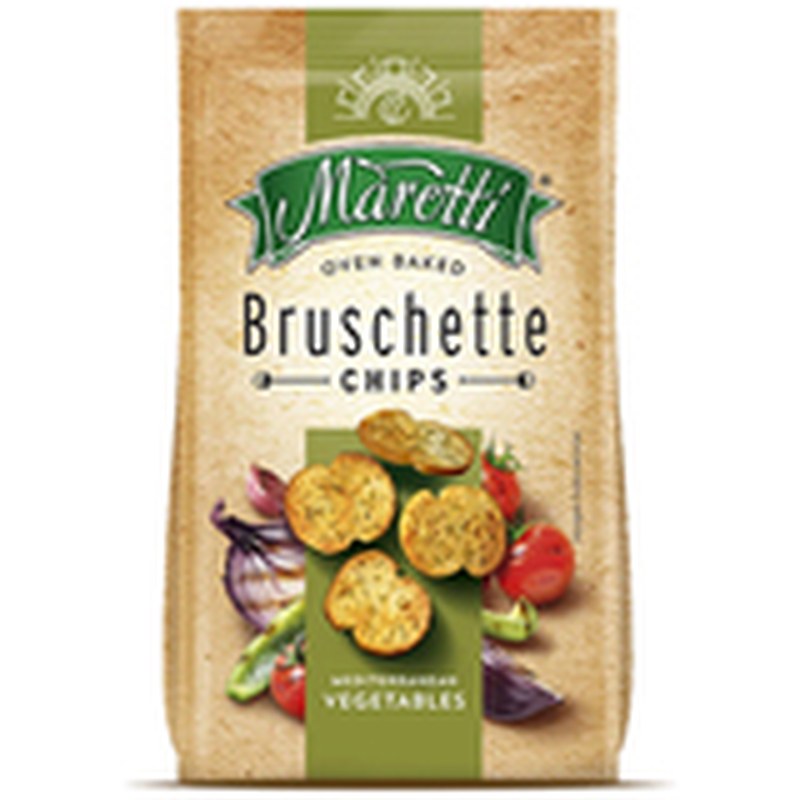 BRUSCHETTA MARETTI Chipsy Krążki chlebowe mix warzyw grzyby