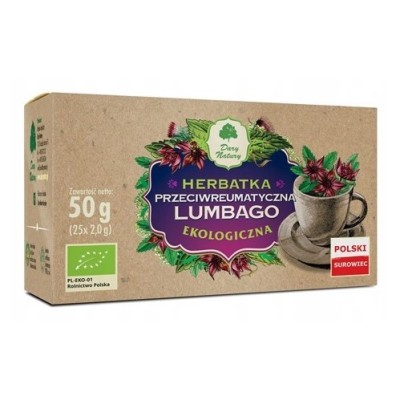 Dary Natury HERBATA przeciwreumatyczna LUMBAGO EKO 25x2g