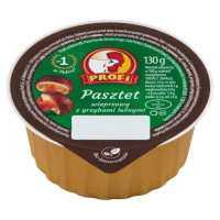 PASZTET WIEPRZOWY Z GRZYBAMI LEŚNYMI grzybowy grzyby 130g PROFI