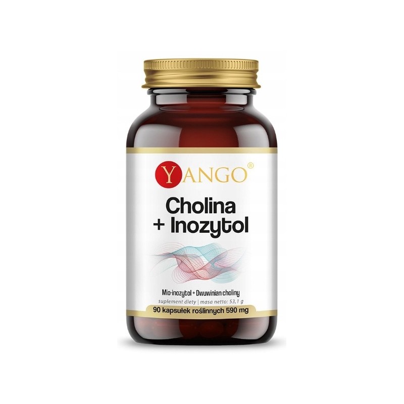 Yango CHOLINA + INOZYTOL 90 kaps wsparcie UKŁAD NERWOWY
