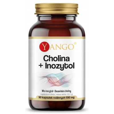 Yango CHOLINA + INOZYTOL 90 kaps wsparcie UKŁAD NERWOWY