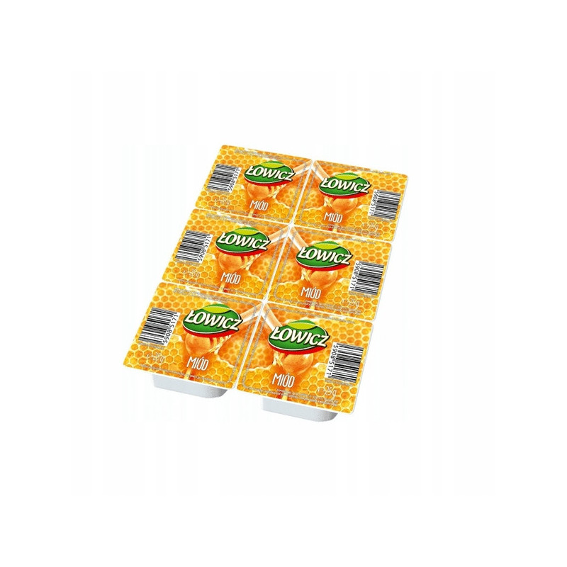 MIÓD WIELOKWIATOWY 25g x 6szt 150G 0,15KG MAŁE MIODKI MIODEK ŁOWICZ