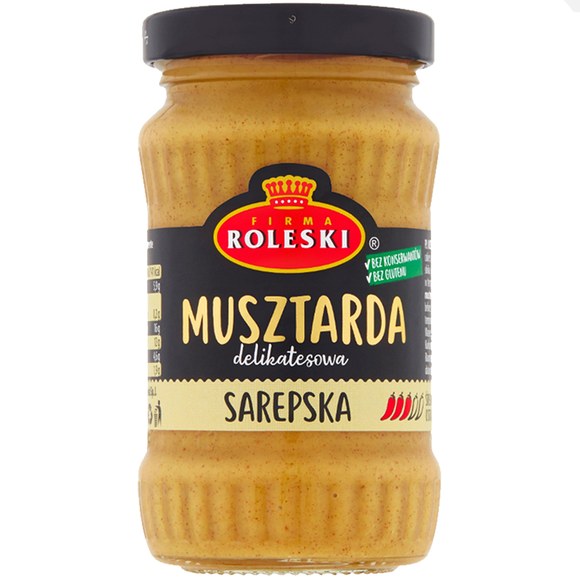 ROLESKI MUSZTARDA mix 3 smaków x175g aż 525g