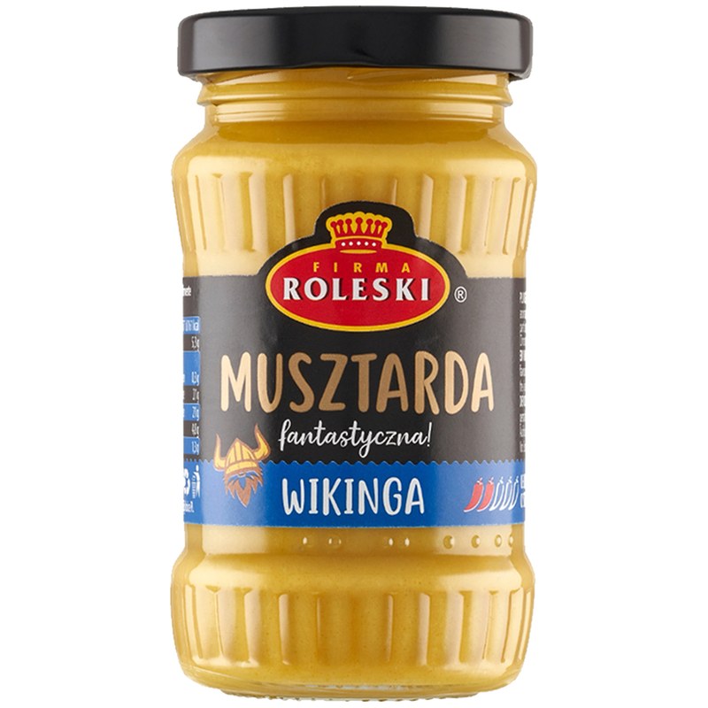 Roleski MUSZTARDA zestaw mix 3 smaków x175g aż 525kg