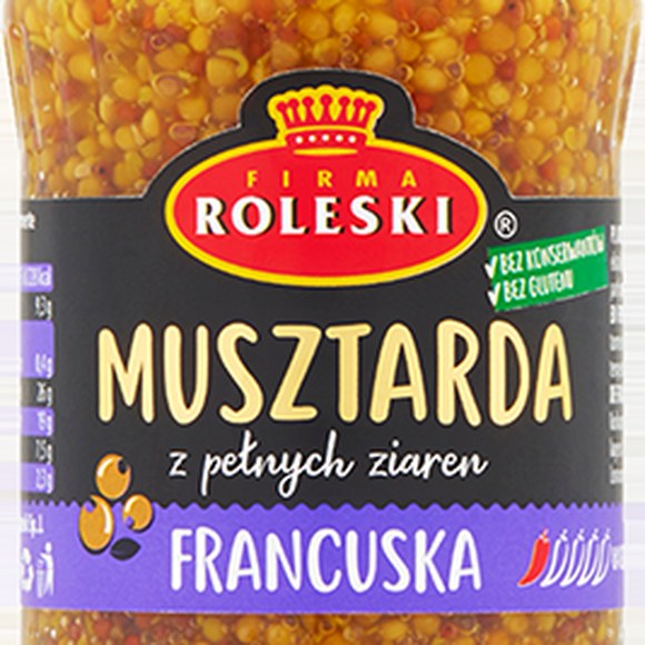 Roleski MUSZTARDA zestaw mix 3 smaków x175g aż 525g