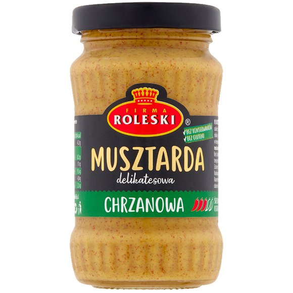 Roleski MUSZTARDA zestaw mix 3 smaków x175g aż 525g