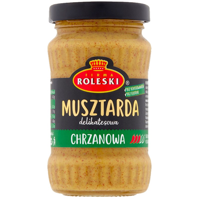 Roleski MUSZTARDA zestaw mix 3 smaków x175g aż 525g