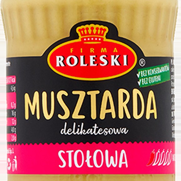 ROLESKI MUSZTARDA mix 3 smaków x175g aż 525kg