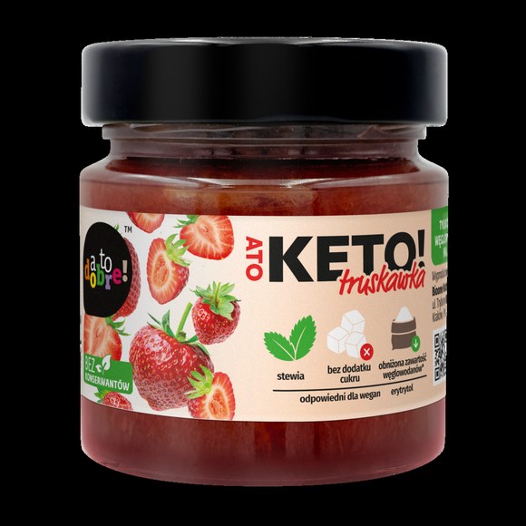 A to Dobre KETO Wiśnia Truskawka Owoce Leśne 31kcal 200gx3