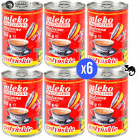 GOSTYŃ MLEKO ZAGĘSZCZONE SŁODZONE 530G x6 3,16KG