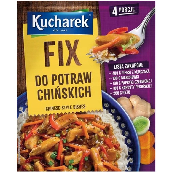 Kucharek FIX mix 4 GARNEK CHŁOSPKI GULASZ WĘG DANIA