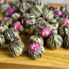 HERBATA KWITNĄCA BIAŁA I ZIELONA  LICHI BALL - CZEKOLADA