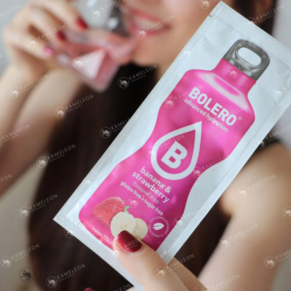 BOLERO DRINK NAPÓJ INSTANT BANAN TRUSKAWKA 9g x12 BOLERO DRINK NAPÓJ INSTANT BANAN TRUSKAWKA 9g x12