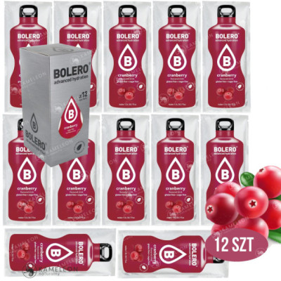 BOLERO DRINK NAPÓJ instant CRANBERRY ŻURAWINOWY 9g