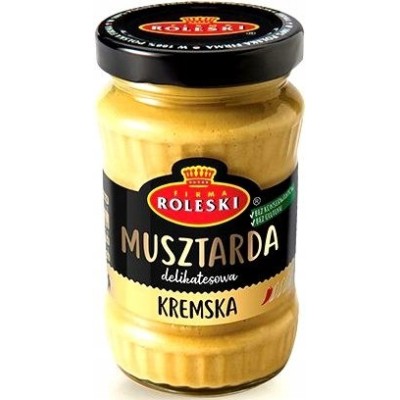 Roleski MUSZTARDA KREMSKA łagodna bez glutenu 175G