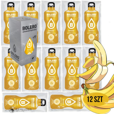 BOLERO DRINK NAPÓJ INSTANT w proszku BANAN 9g x 12