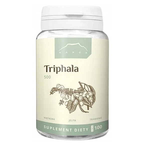 Nanga TRIPHALA 500mg 100kaps wsparcie ZDROWIE JELIT WĄTROBA