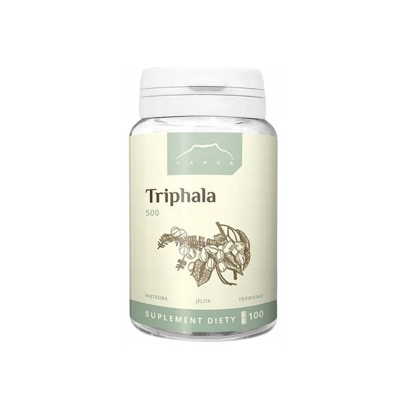 Nanga TRIPHALA 500mg 100kaps wsparcie ZDROWIE JELIT WĄTROBA