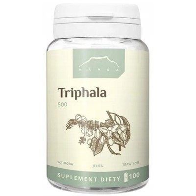 Nanga TRIPHALA 500mg 100kaps wsparcie ZDROWIE JELIT WĄTROBA