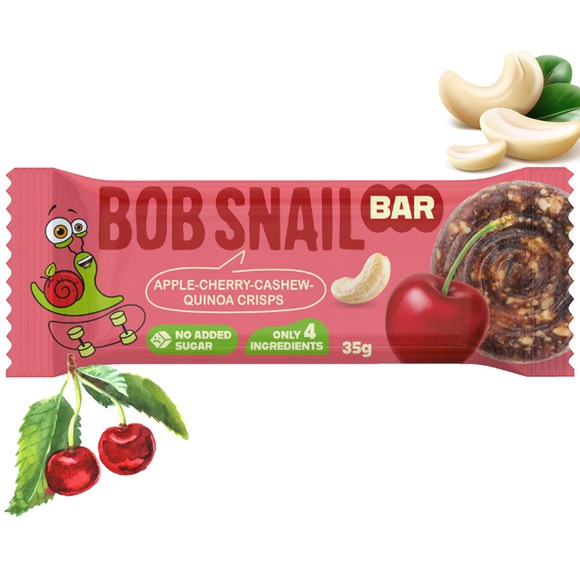 BOB SNAIL mix BATONÓW OWOCOWYCH KOMOSA RYŻOWA NERKOWIEC bez