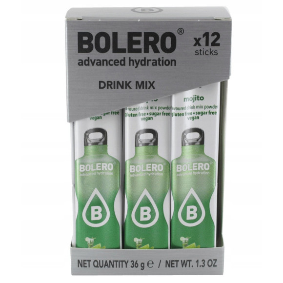 BOLERO DRINK NAPÓJ INSTANT w proszku MOJITO 12x3g BOLERO DRINK NAPÓJ INSTANT w proszku MOJITO 12x3g
