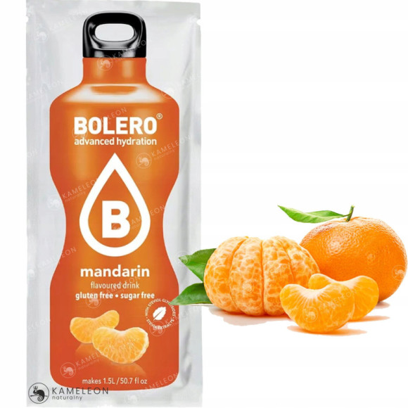 BOLERO DRINK NAPÓJ IZOTONICZNY w proszku MANDARIN MANDARYNKA 9G SASZETKA BOLERO DRINK NAPÓJ IZOTONICZNY w proszku MANDARIN MANDARYNKA 9G SASZETKA