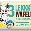 Sonko WAFELKI Z OWSEM W MLECZNEJ CZEKOLADZIE lekkie wafelki