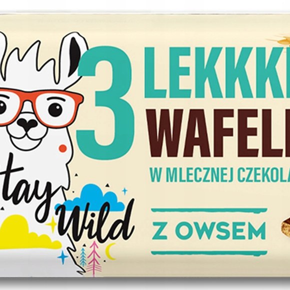 Sonko WAFELKI Z OWSEM W MLECZNEJ CZEKOLADZIE lekkie wafelki