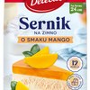 Delecta CIASTO SERNIK NA ZIMNO o smaku MANGO na 12 porcji