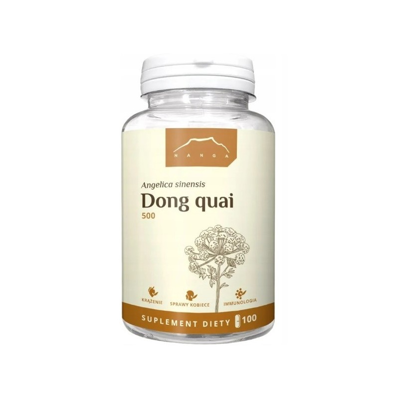 Nanga DONG QUAI 500mg 100 kapsułek DZIĘGIEL CHIŃSKI