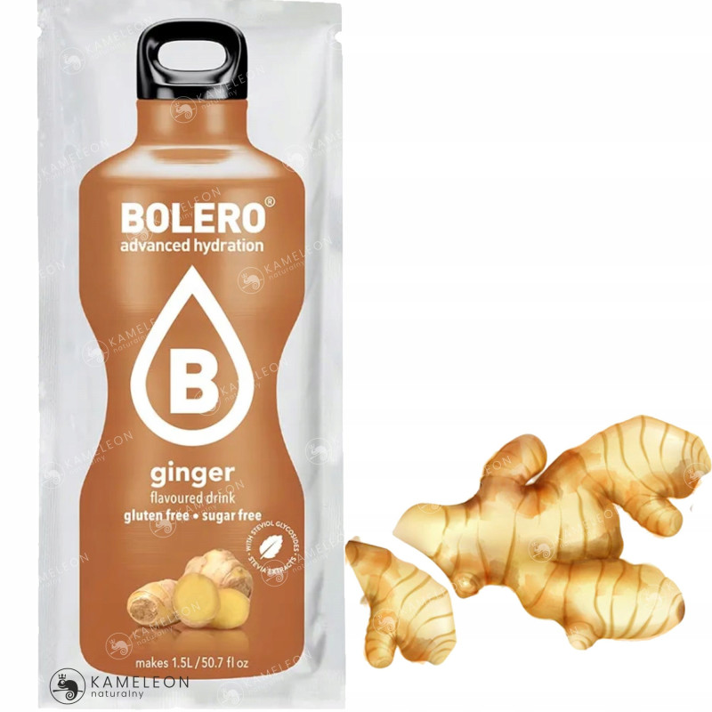 BOLERO DRINK NAPÓJ w proszku GINGER IMBIROWY 9gx12