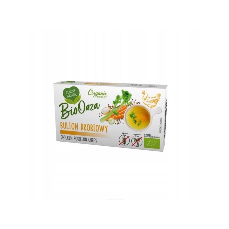 BULION DROBIOWY Kostki DROBIOWE bez glutenu 6x11g 66G na