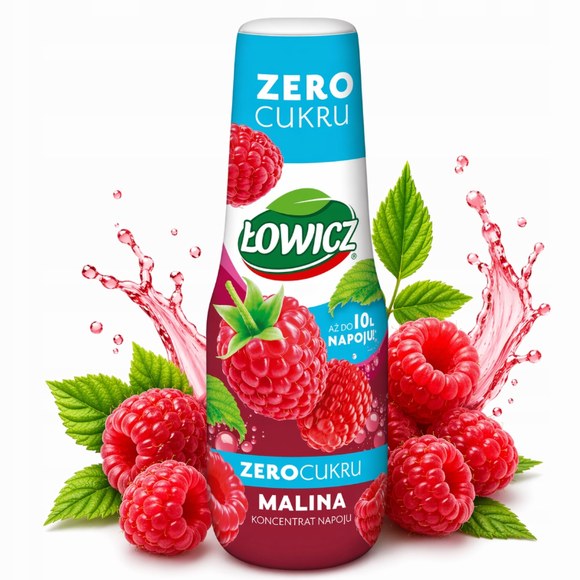 Łowicz SYROP KONCENTRAT ZERO CUKRU MIX SMAKÓW 3X 500ML DO