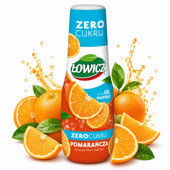 Łowicz SYROP KONCENTRAT ZERO CUKRU MIX SMAKÓW 3X 500ML DO