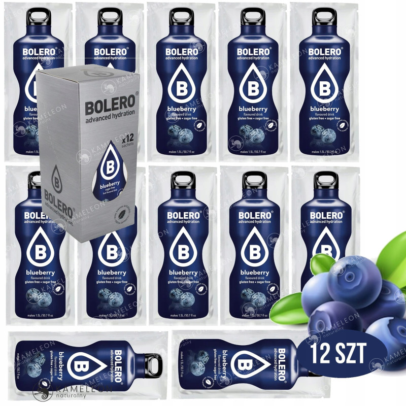 BOLERO DRINK NAPÓJ w proszku JAGODA JAGODOWY 9g