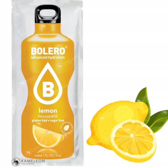 BOLERO DRINK NAPÓJ w proszku LEMON CYTRYNOWY 12szt BOLERO DRINK NAPÓJ w proszku LEMON CYTRYNOWY 12szt