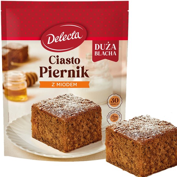 Delecta CIASTO JOGURTOWE CZEKOLADOWE PIERNIK DROŻDŻOWE